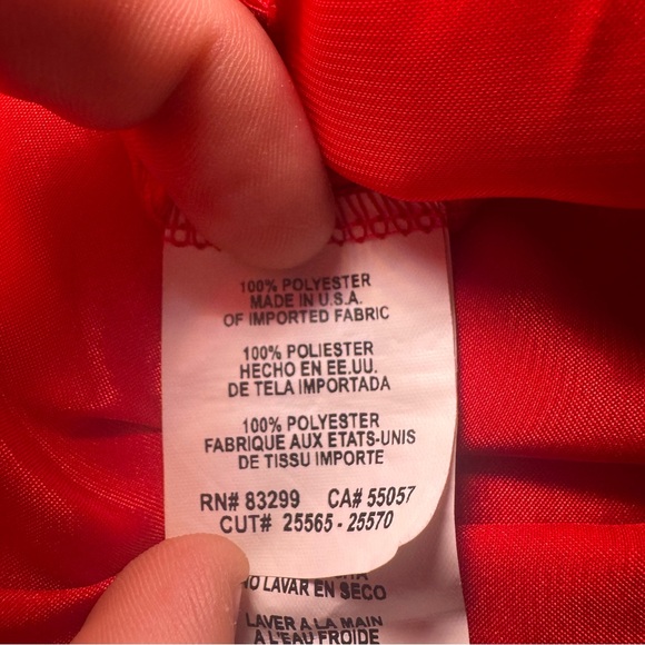 2000s bebe Sexy Red Mini Dress with Cowl Neck - Picture 5 of 5